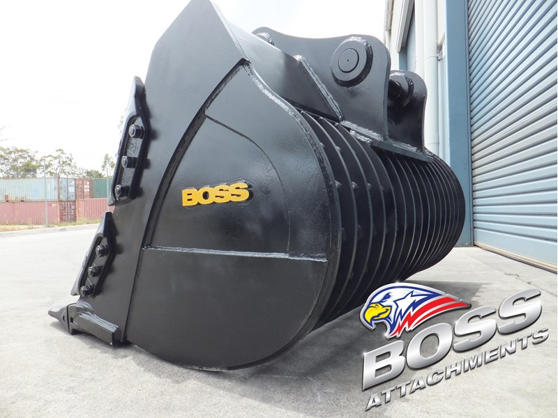 boss attachments boss heavy duty hd rock sieve buckets 20-110 tonne  - in stock 446773 004