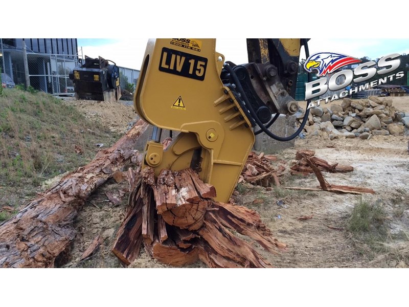 boss attachments o.s.a liv series hydraulic tree shears 449584 003