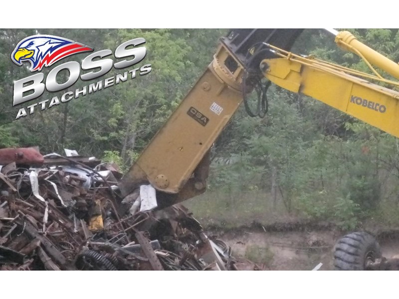 boss attachments osa sh series rotating demolition shears 449585 006