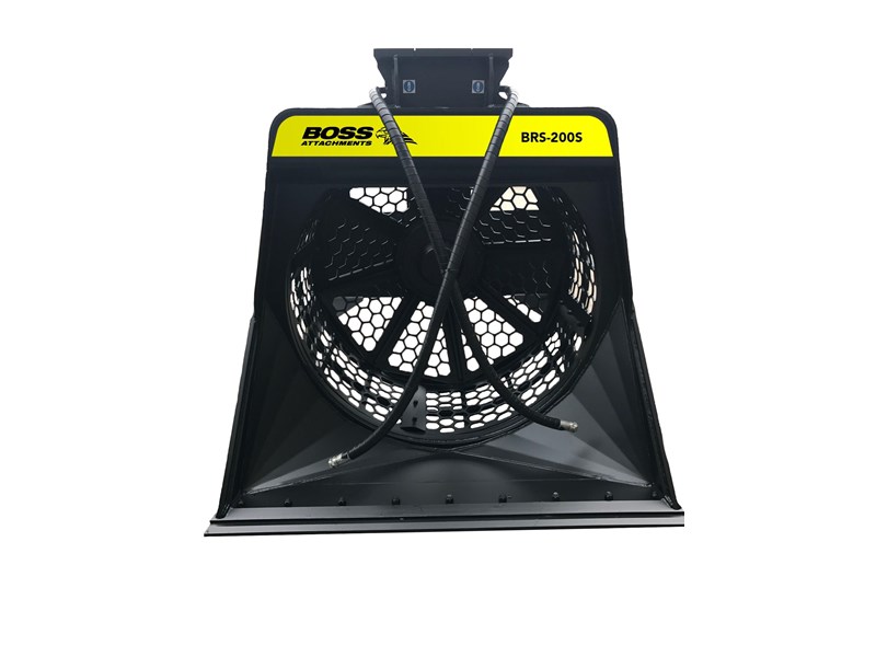 boss attachments brs-120s rotary screening bucket 480011 002