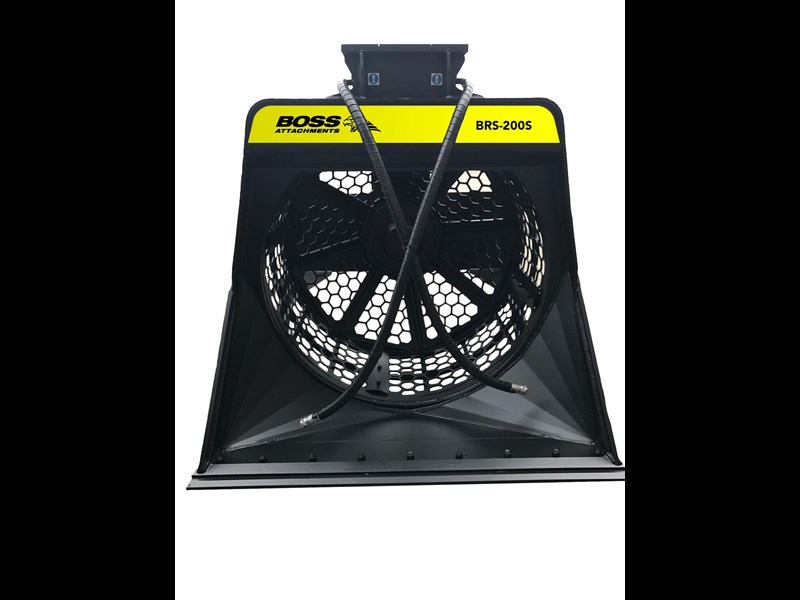 boss attachments brs-120s rotary screening bucket 480011 003