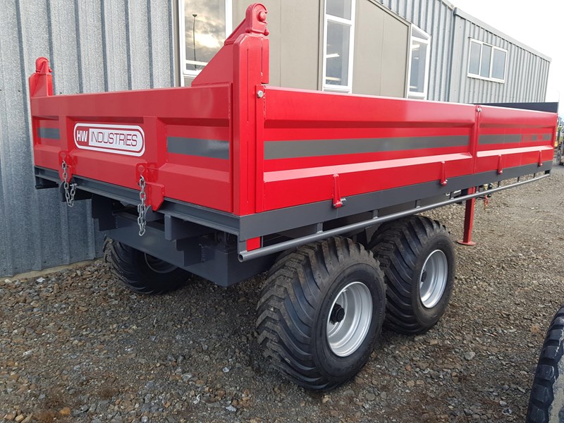 hw maxi 10 tonne hydraulic tip trailer 852371 003