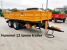 hummel hummel  12 tonne dropside trailer 802399 010