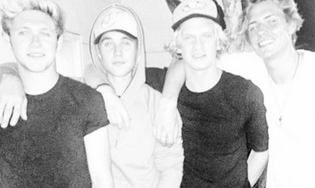 Niall Horan jammed with Cody Simpson and Justin Bieber at 3am