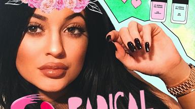 Kylie Jenner has released a matte collection of nail polishes and the colours are 2die4