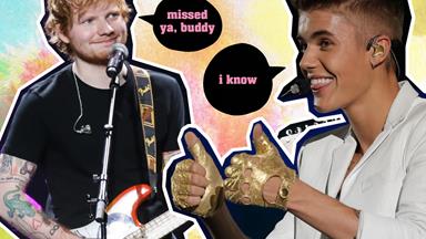 Justin Bieber is teaming up with Ed Sheeran for another banger