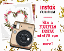 Snap a SELFIE and WIN an Instax camera!