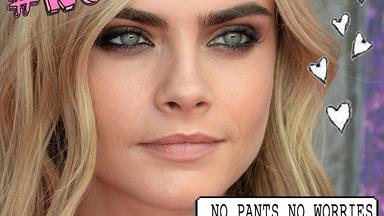 Cara Delevingne decided to go pants-free on the red carpet and totally owned it