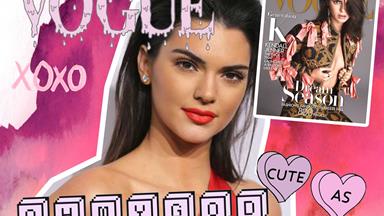Kendall Jenner has shared an unpublished photo from her US Vogue shoot and it's actually fi-yah