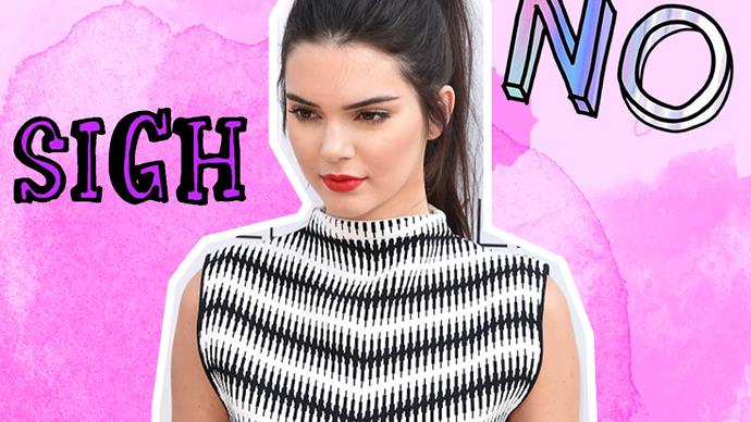 Kendall Jenner refused her homework to be filmed on 'KUWTK'