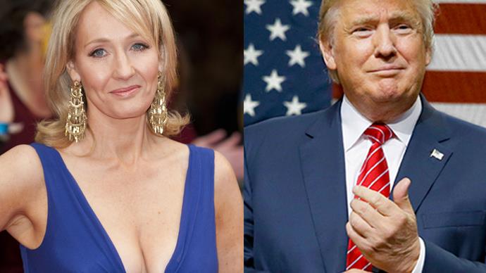J.K Rowling just called out Donald Trump's typo