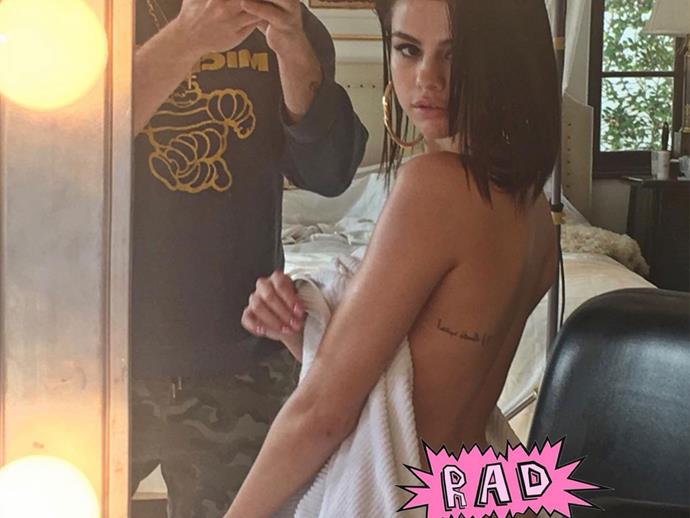 Selena Gomez shows off her bum on Instagram