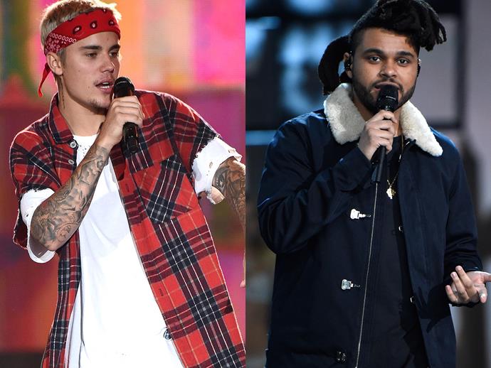 The Weeknd may be writing a diss track about Justin Bieber