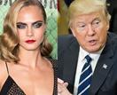 Cara Delevingne slams Trump for manufacturing his clothes in Mexico