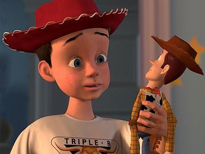 Andy's face in Toy Story was used on every kid
