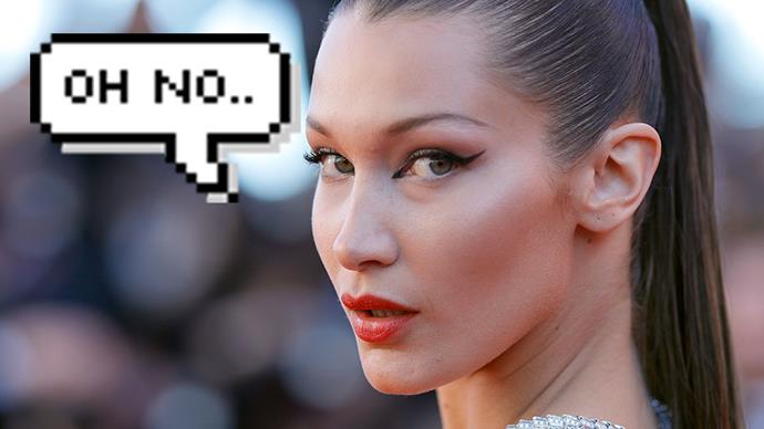 Awks.. Bella Hadid got sprung stalking a pic of her ex and we feel her pain