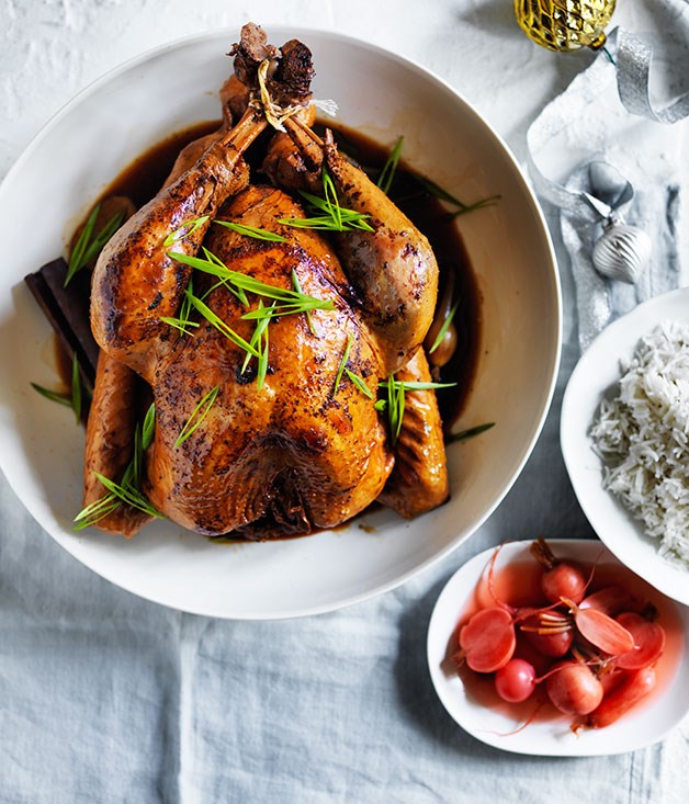 Red Braised Turkey With Pickled Radishes Recipe Gourmet