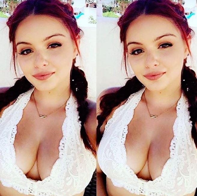 **Ariel Winter** showed up to the second weekend of Coachella in the most ~gorj~ white lace bralette we have ever seen.