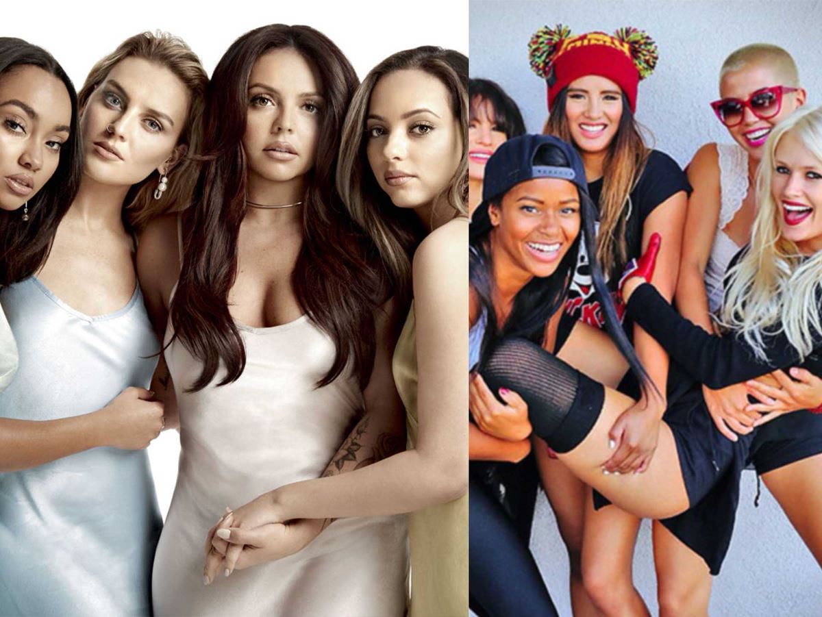 **Little Mix and GRL**
Little Mix were [recently accused of stealing](http://www.dolly.com.au/celebrity/little-mix-stole-grls-song-13569) GRL's hit track *Ugly Heart*, as LM's new banger *Shout Out To My Ex* is awfully similar.