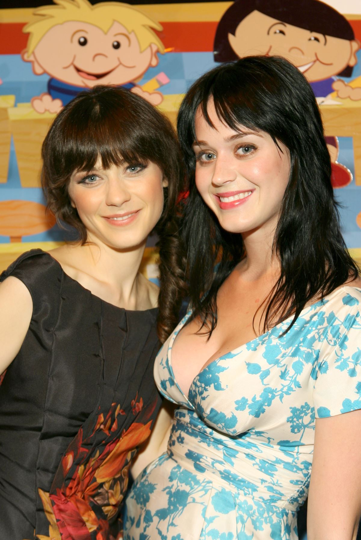 **Zooey Deschanel and Katy Perry**

Back when K-Pez had dark locks, you could barely tell these two apart!