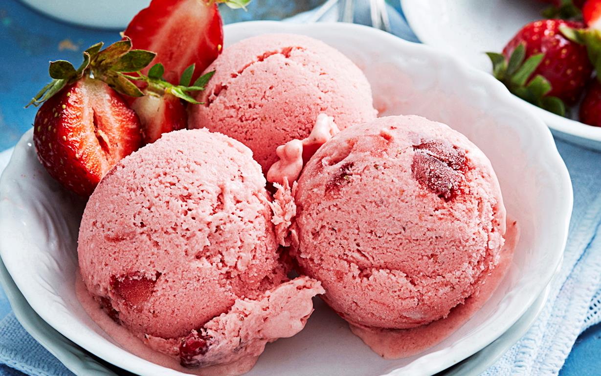 Image result for Strawberry Ice cream