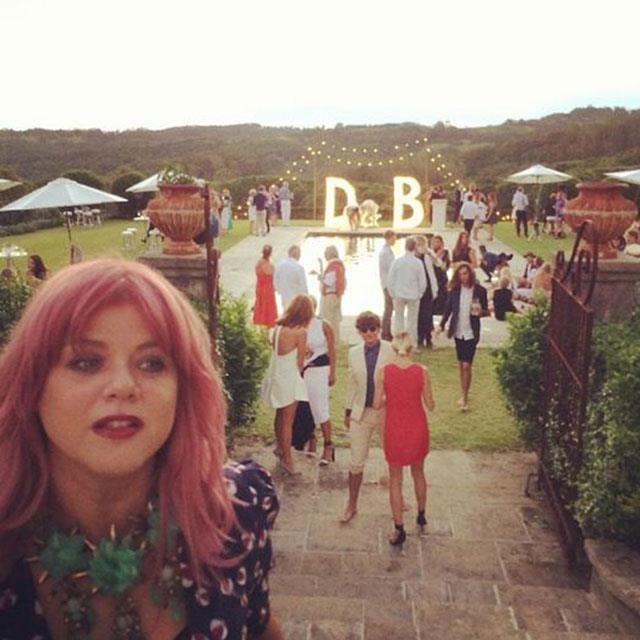 <strong>@valonzhaircutters</strong><br> "Breathtaking wedding @bambilegit," hairstylist Renya Xydis captioned a selfie taken at the reception.