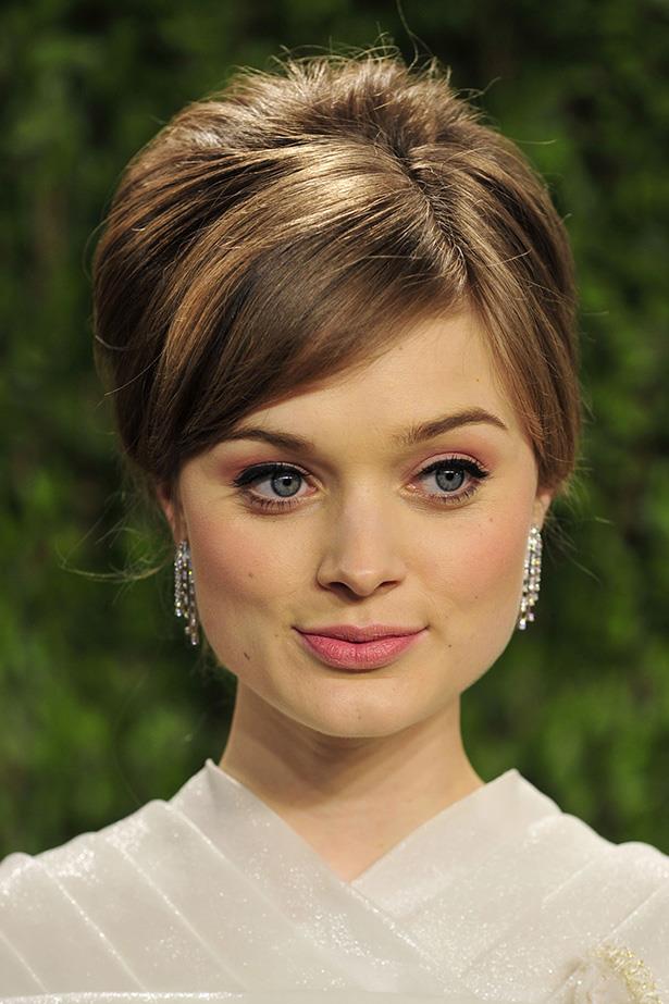 The Australian's retro-chic up-do was a hit at the 2013 Vanity Fair Oscar Party.