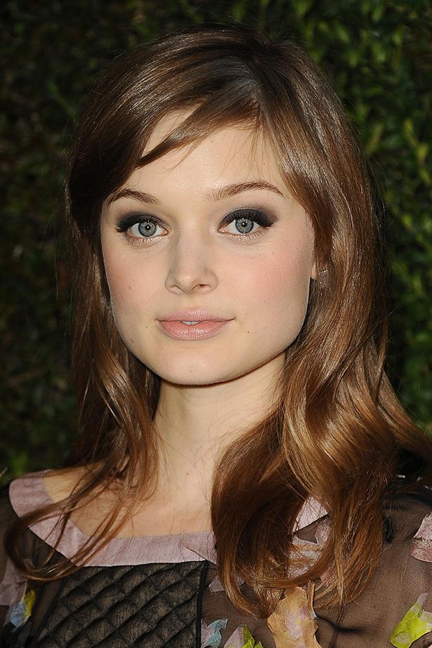 Heathcote's eye makeup at a Chanel event in 2013 was a new take on the smoky eye - made more dramatic by her porcelain complexion and nude lip.