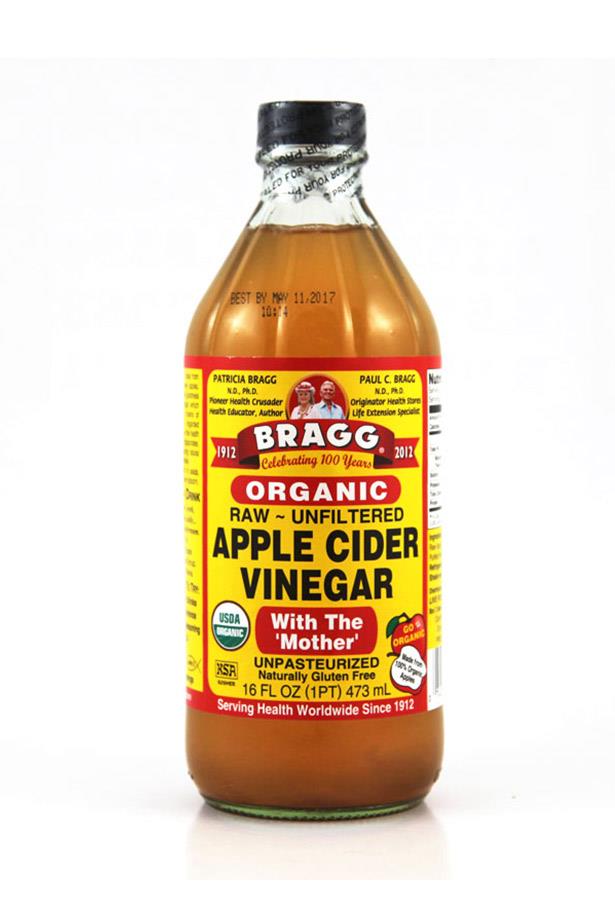 <strong>Apple Cider Vinegar</strong> <br> <br> Hardcore health types have been banging on about the detoxifying benefits of apple cider vinegar for decades. Not only does it make an ace salad dressing, but it also can be used as a toner, a shine treatment after shampooing and a sunburn soother. <br> <br> <em>Bragg Apple Cider Vinegar, approx. $8, from health food stores </em>nationally.