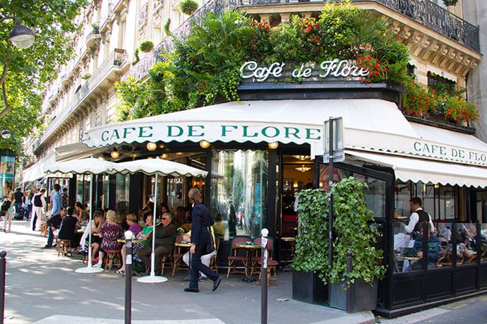 Café de Flore is one of the most iconic cafes in St Germain and is probably my favourite place in all of Paris to sit and sketch while I people watch.