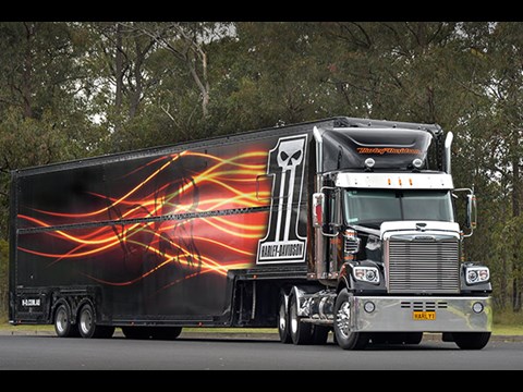 Custom Harley Davidson Freightliner Coronado Truck Review