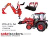APOLLO 55HP CAB TRACTOR + 4 IN 1 LOADER + BACKHOE