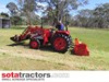KUBOTA L2402DT TRACTOR WITH 4 IN 1 FEL 28HP