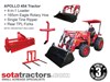 APOLLO 45HP TRACTOR HORTICULTURAL PACKAGE
