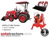 APOLLO 30HP TRACTOR + 4 IN 1 LOADER + BACKHOE