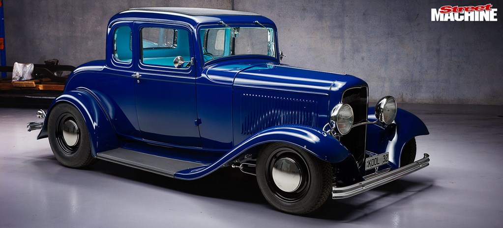 Blown Flathead-Powered 1932 Ford Five-Window Coupe - Kool 32