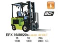 2015 CLARK EPX15 ELECTRIC FORKLIFT