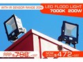 IP65 200W WATER PROOF LED FLOOD LIGHT - 7000K.240V/50HZ.[ATTPPITEM] 200W