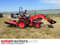 KUBOTA L2202DT TRACTOR WITH 4 IN 1 FEL 26HP