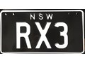 NUMBER PLATES RX3