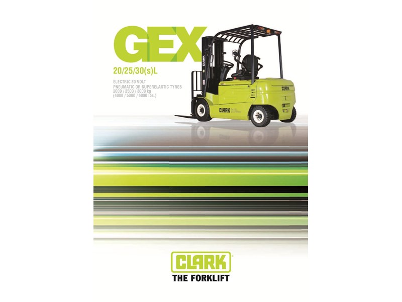 clark gex30 electric forklift 270485 002