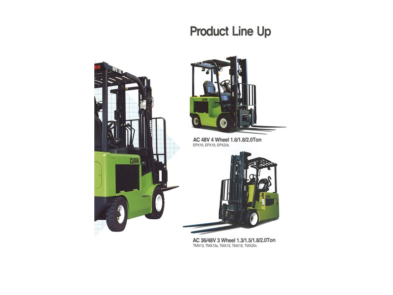 clark epx18 electric forklift 270470 004
