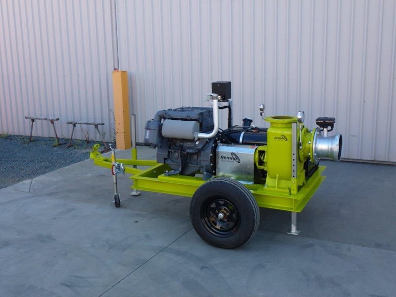 remko rs200 8" irrigation pump -trailer mounted 408301 003