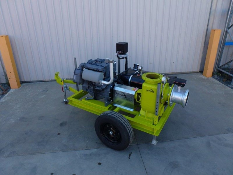 remko rs200 8" irrigation pump -trailer mounted 408301 012