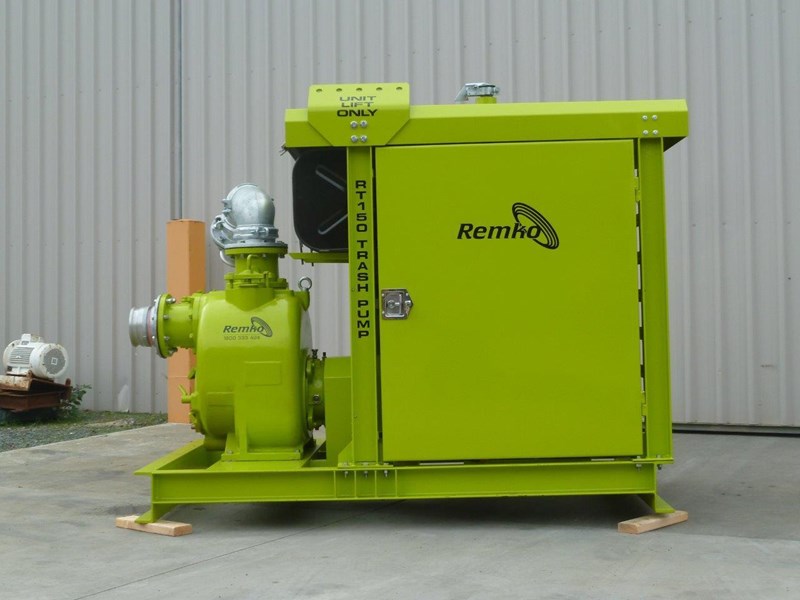 remko 6" canopy enclosed self priming trash pump package 408313 008