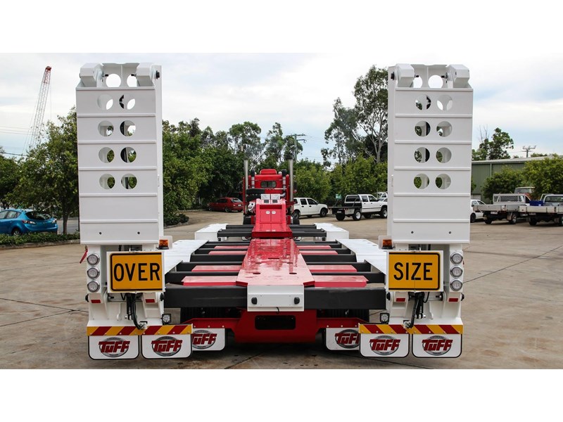 tuff trailers 3x4 or 4x4 drop deck/ low loader / deck widening float / 4.5m ag widening trailer 398283 003