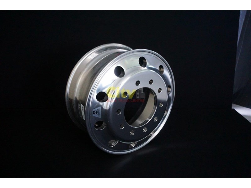 alcoa 10/285 8.25x22.5 durabright alloy steer or drive rim 421684 001