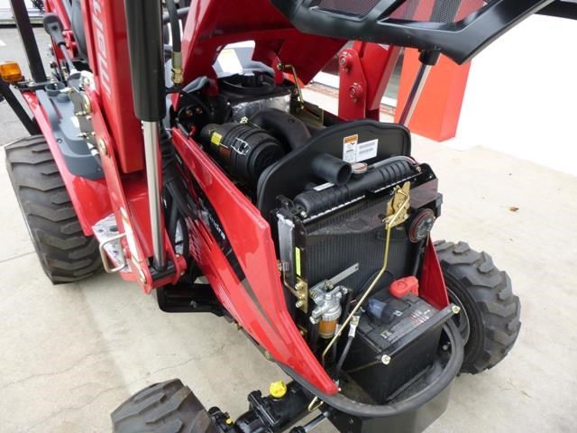 mahindra emax + loader + canopy + grill guard + 4 in 1 bucket + backhoe 591989 003