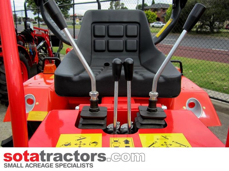 kubota l2201dt tractor + 4 in 1 loader + backhoe 644613 012