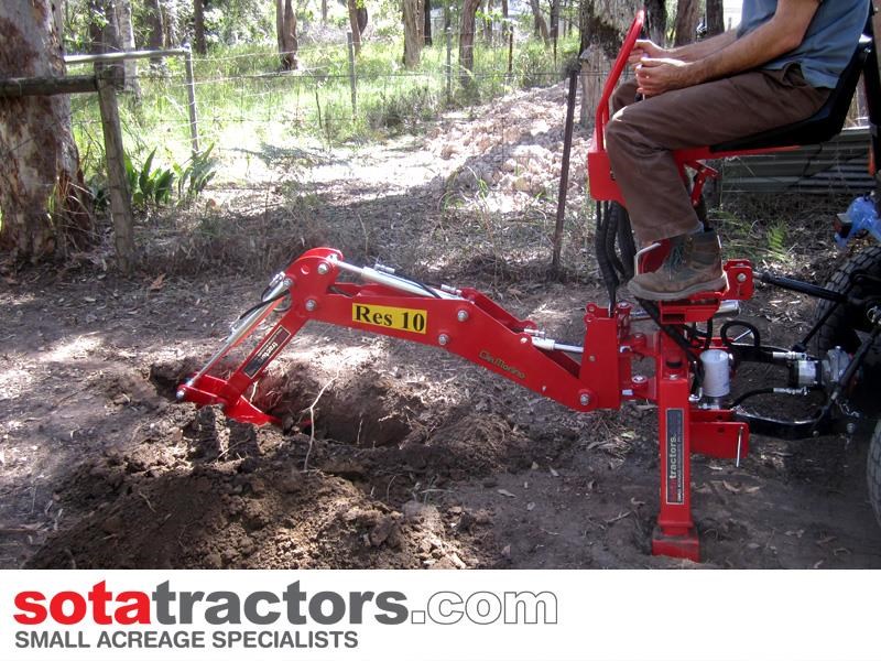 kubota l2202dt tractor + 4 in 1 loader + backhoe 644625 014